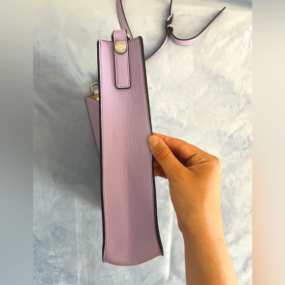 CALVIN KLEIN PURPLE SHOULDER PURSE - Picture 4 of 10